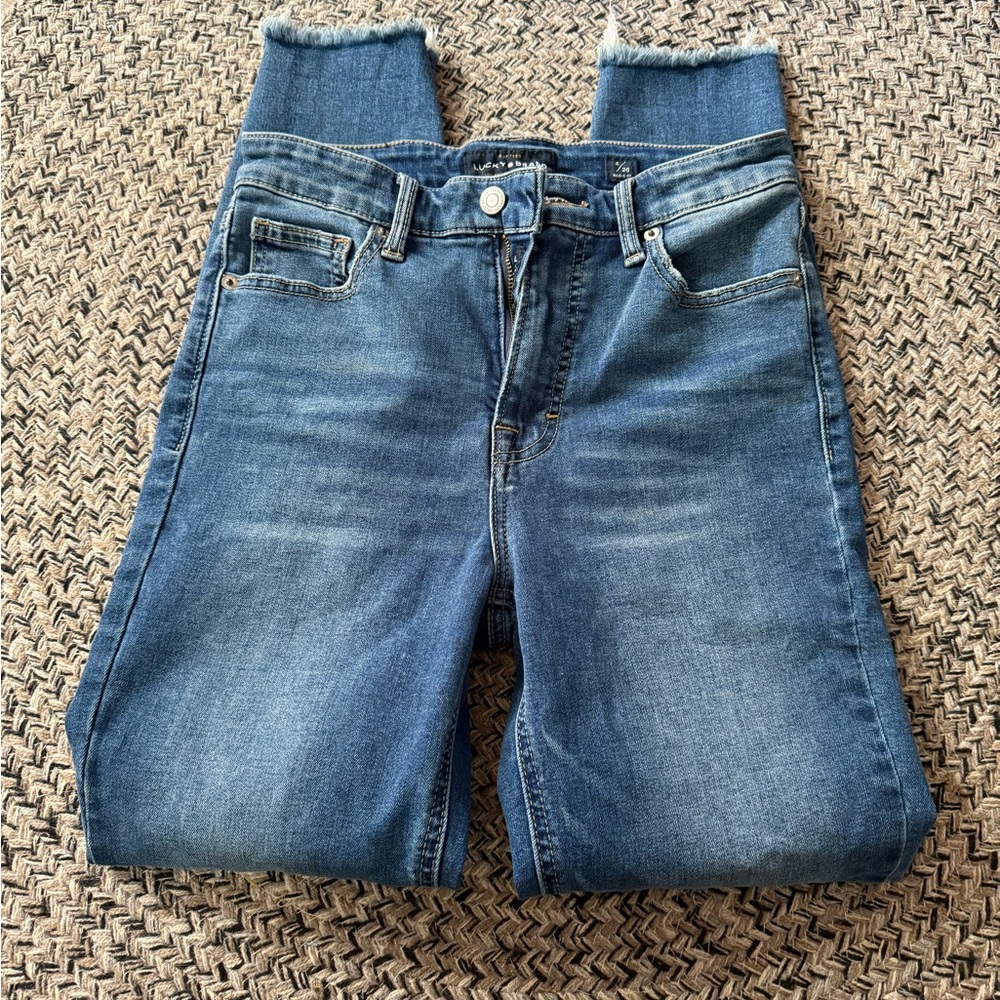 Lucky Brand Blue Bridgette Skinny Jeans